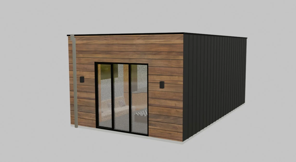 3D view of a configurable modular building used to explain Canada: custom 3D configurator software and rollout.